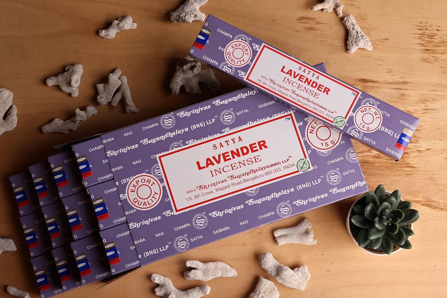 EARTH Satya Lavender Incense Sticks Pack of 12