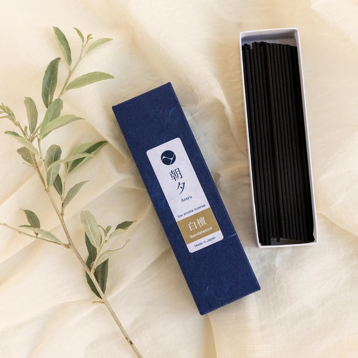 Asayu Japan Natural Sandalwood Incense Sticks Sample Size 20g