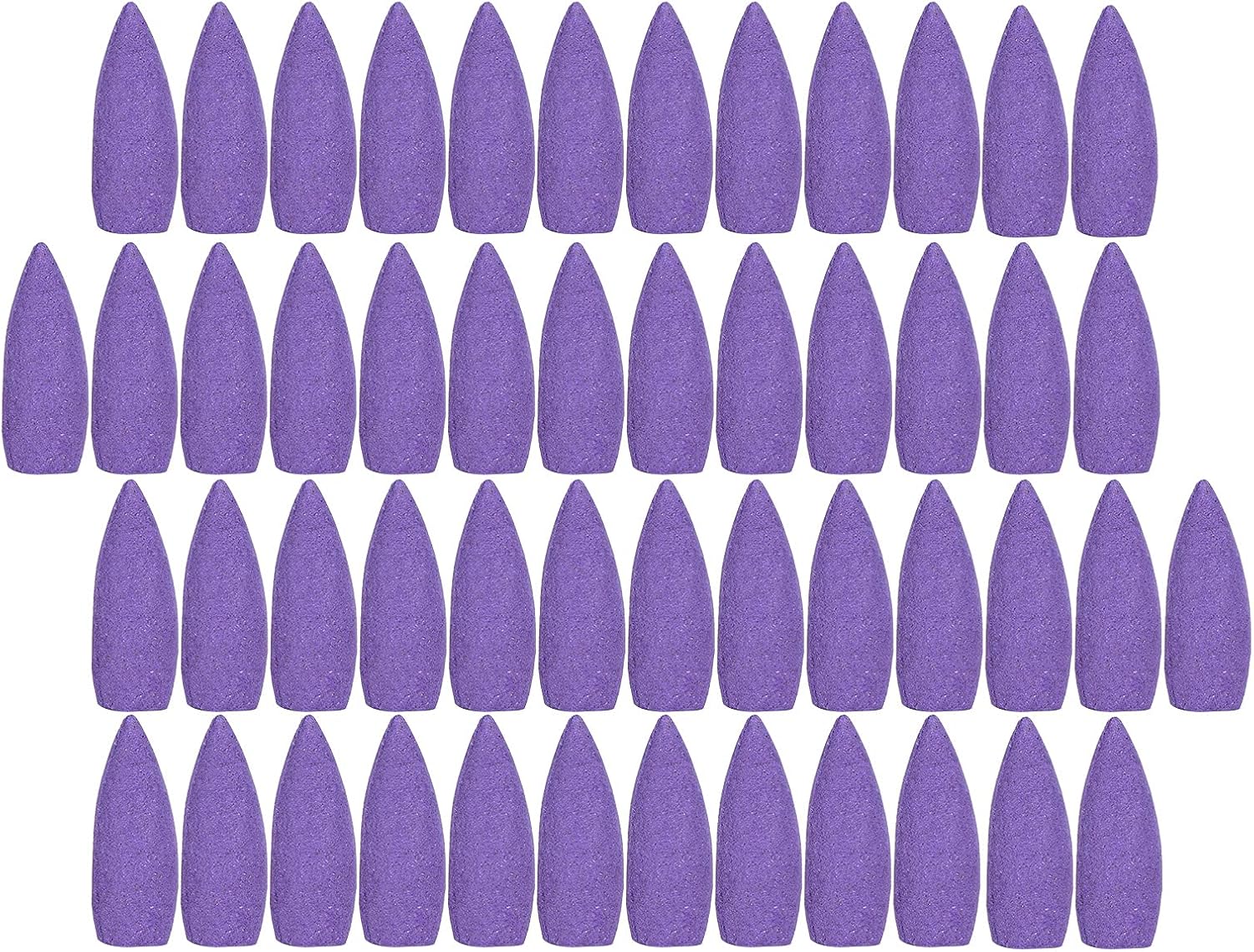 Zerodis 50Pcs Lavender Backflow Incense Cones