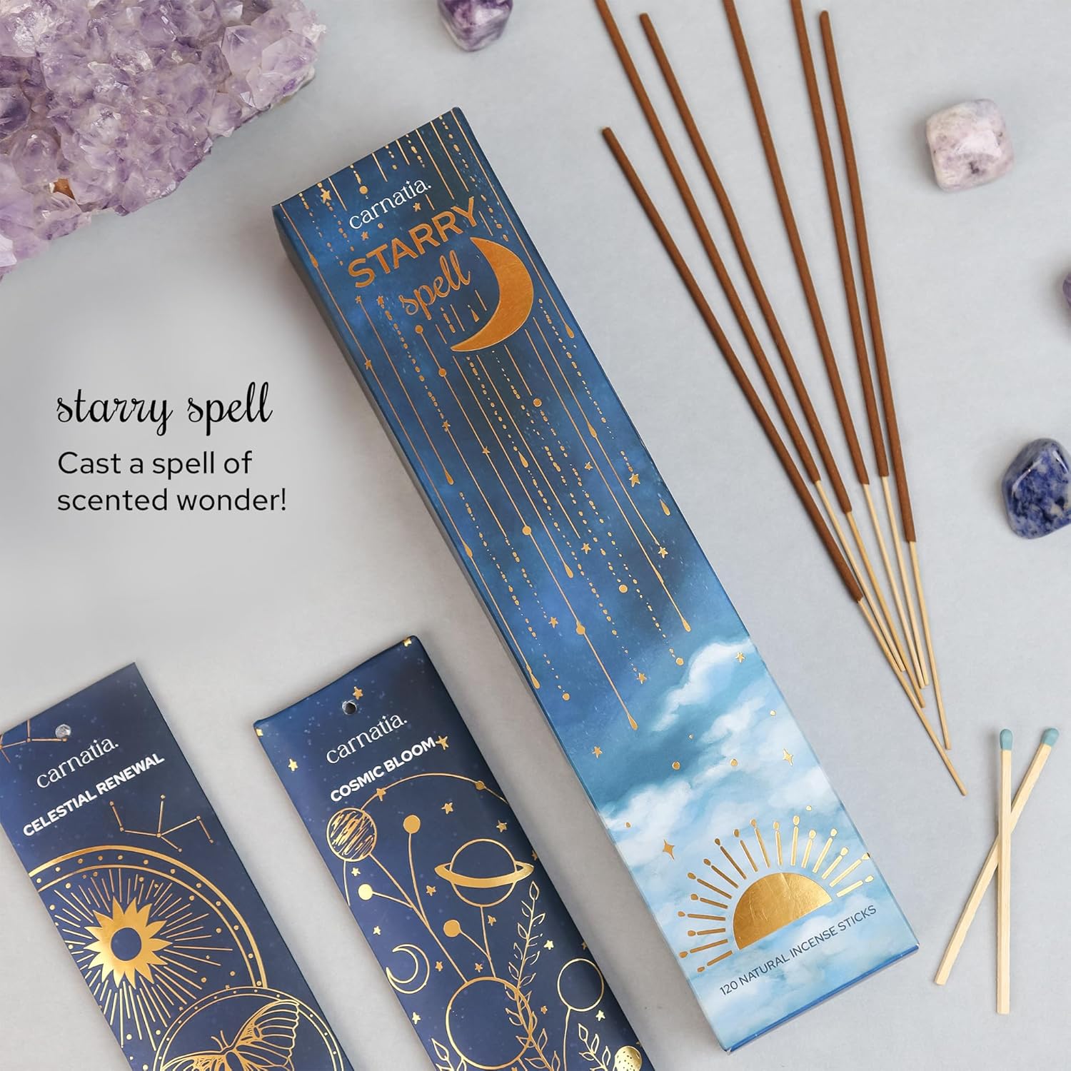 Carnatia Starry Spell Incense Sticks Set of 6