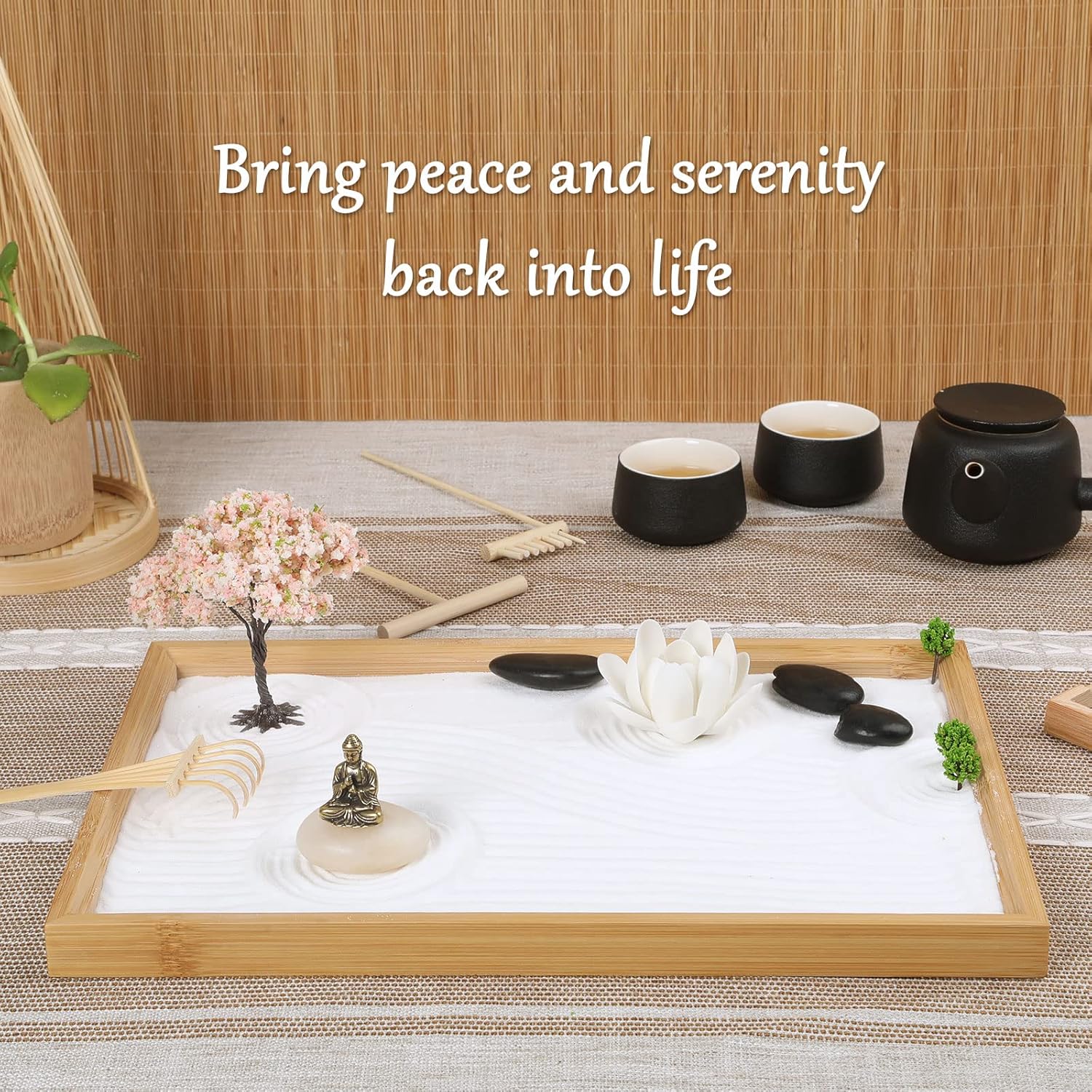 Zen Garden Kit for Office Desk and Home Decor