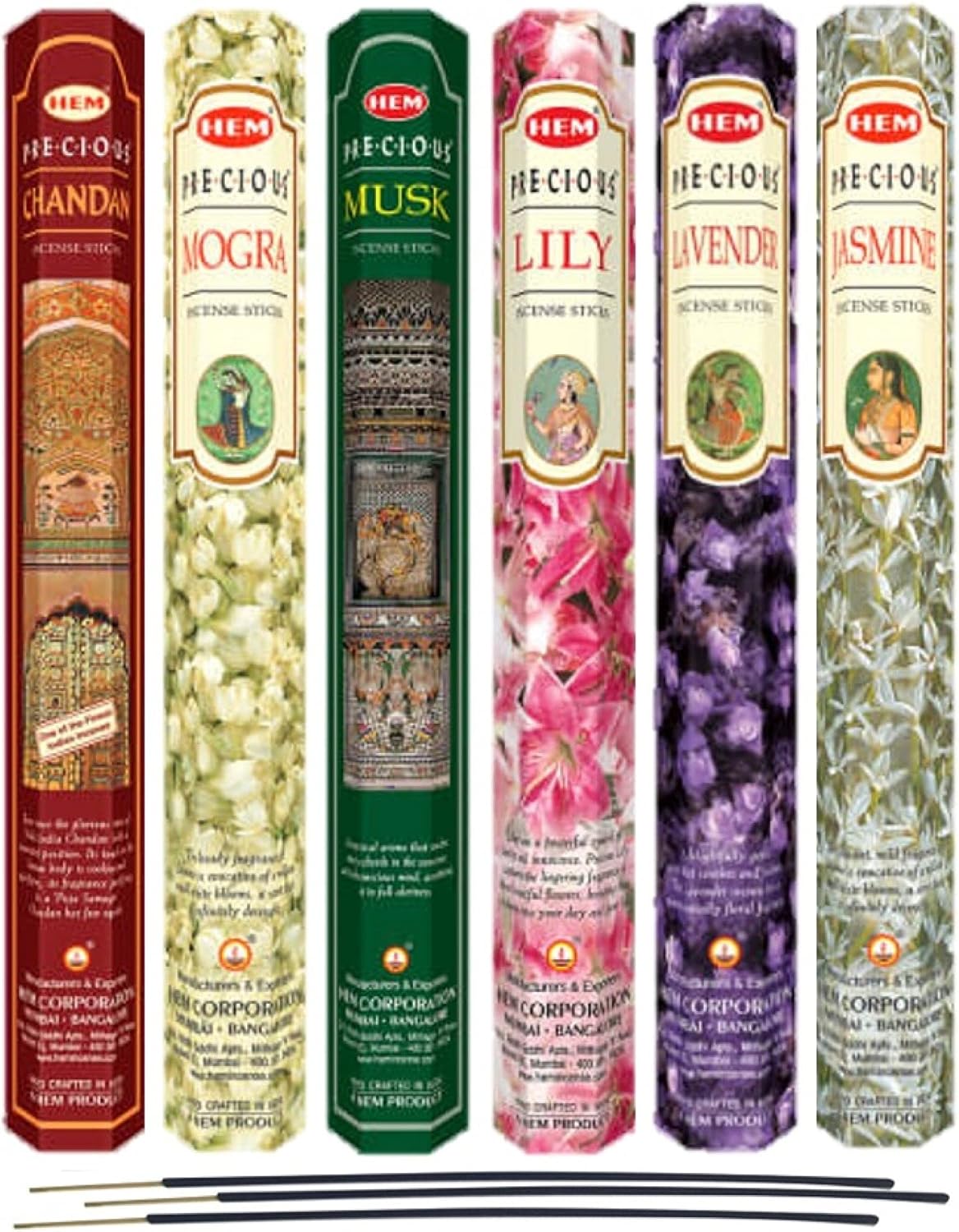 Toms Incense Six Popular Scents 120 Sticks Total