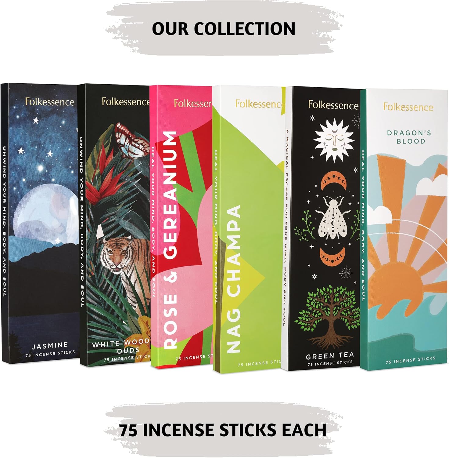Folkulture Citronella Incense Sticks Set of 75