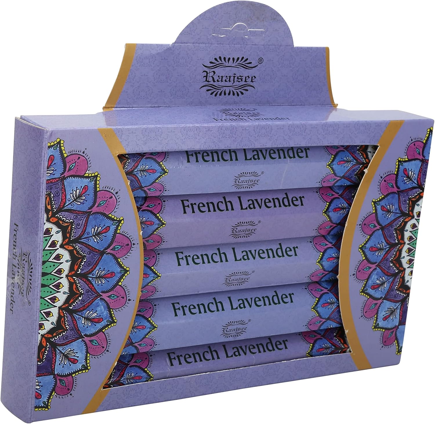 Raajsee Lavender Incense Sticks 15 Sticks x 5 Pack