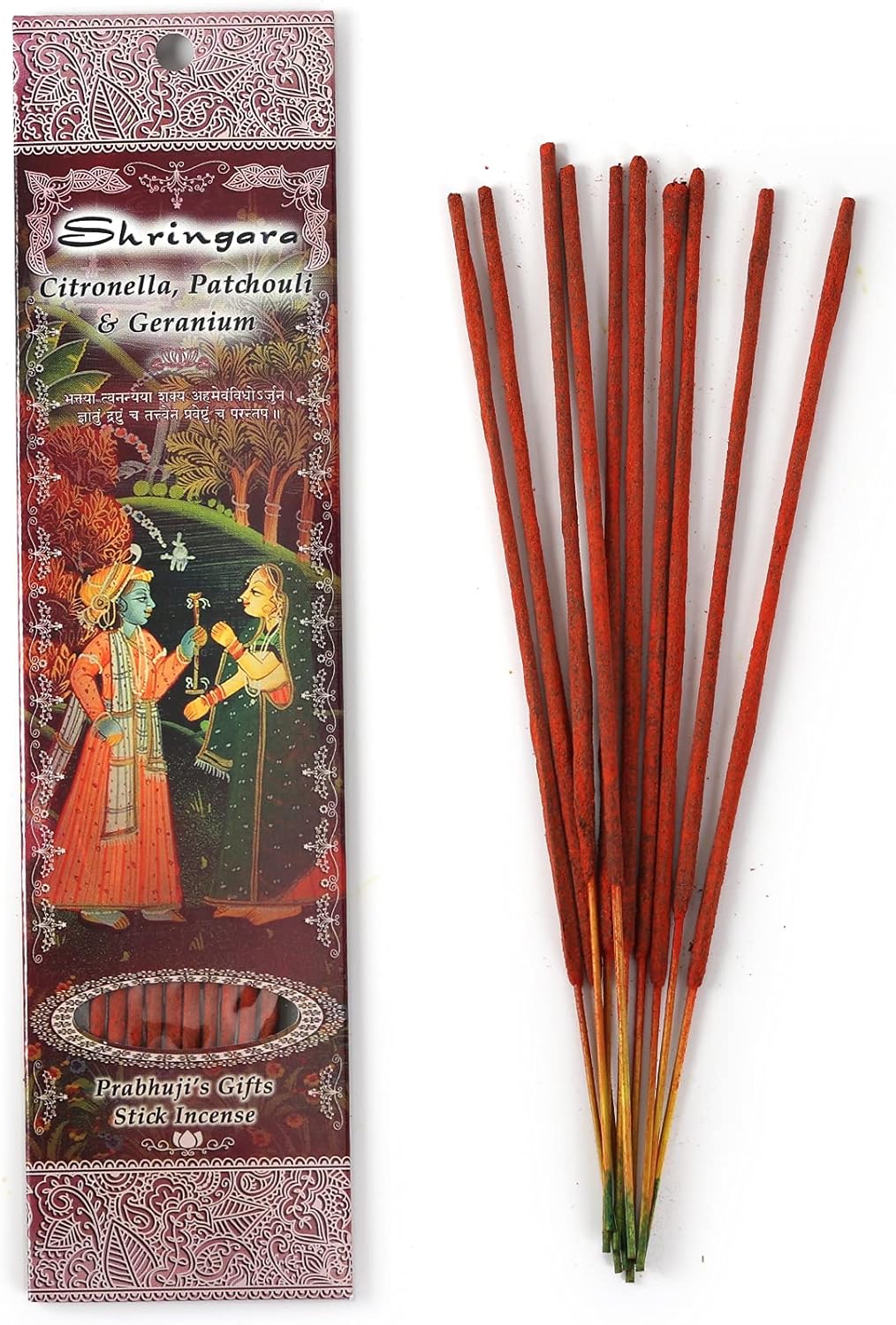 Prabhujis Gifts Shringara Incense Sticks - 3 Packs of 10