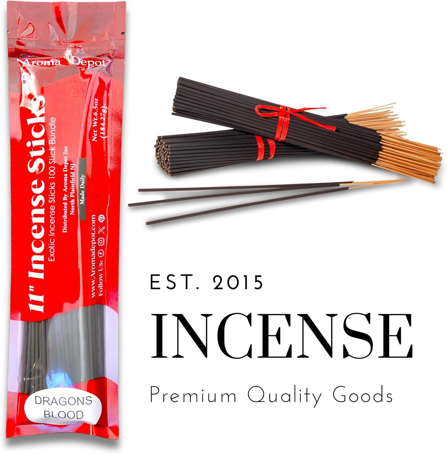 Aroma Depot Relax Vibes 11 Inch Incense Sticks Variety Set 500 Pack