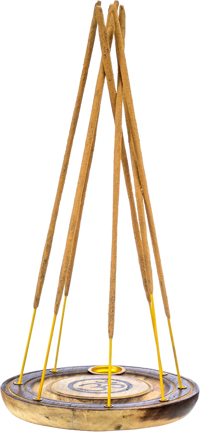 Om Incense Holder for 7 Sticks and 1 Cone