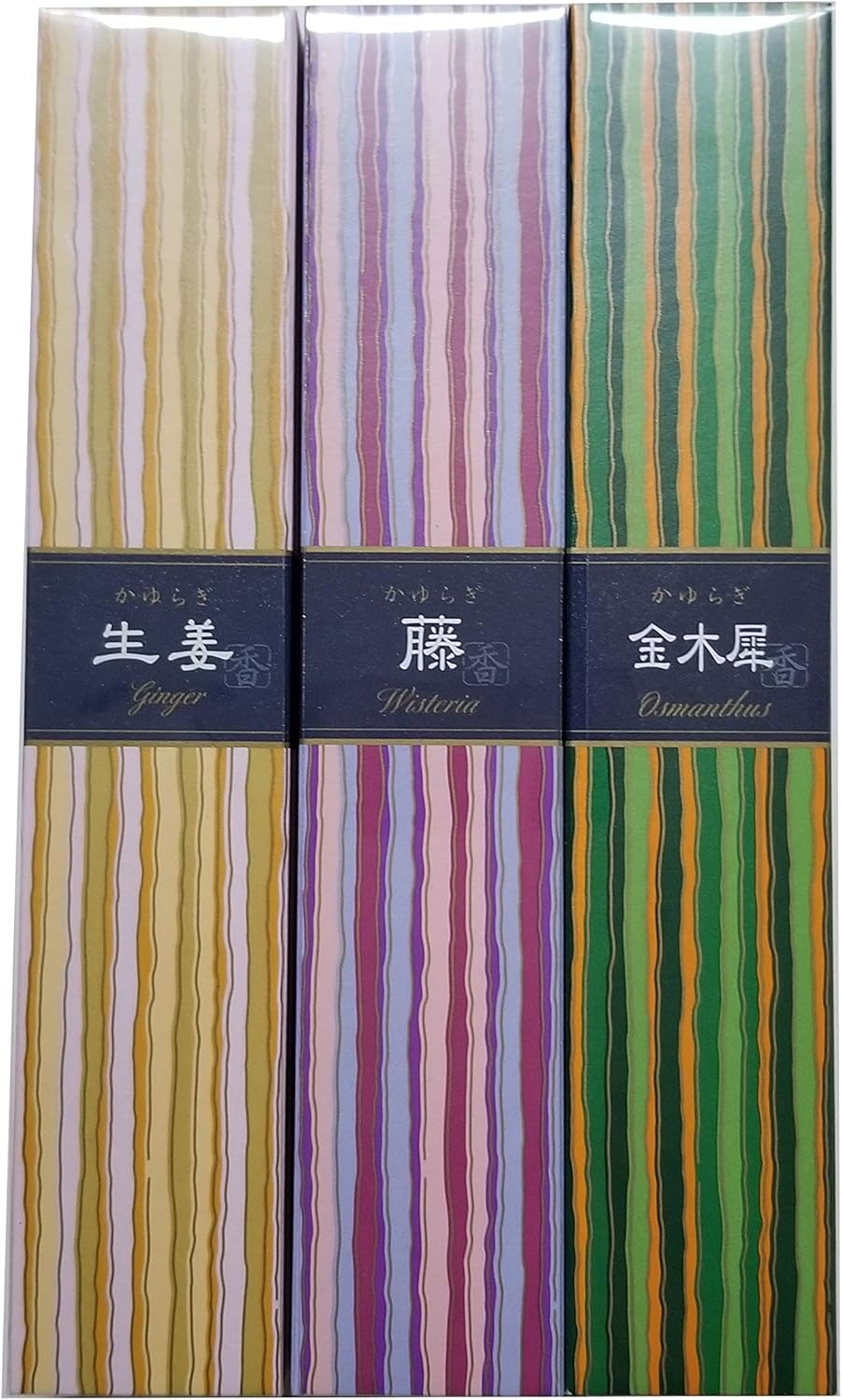 Nippon Kodo Kayuragi Incense Set of 3 40 Sticks Each