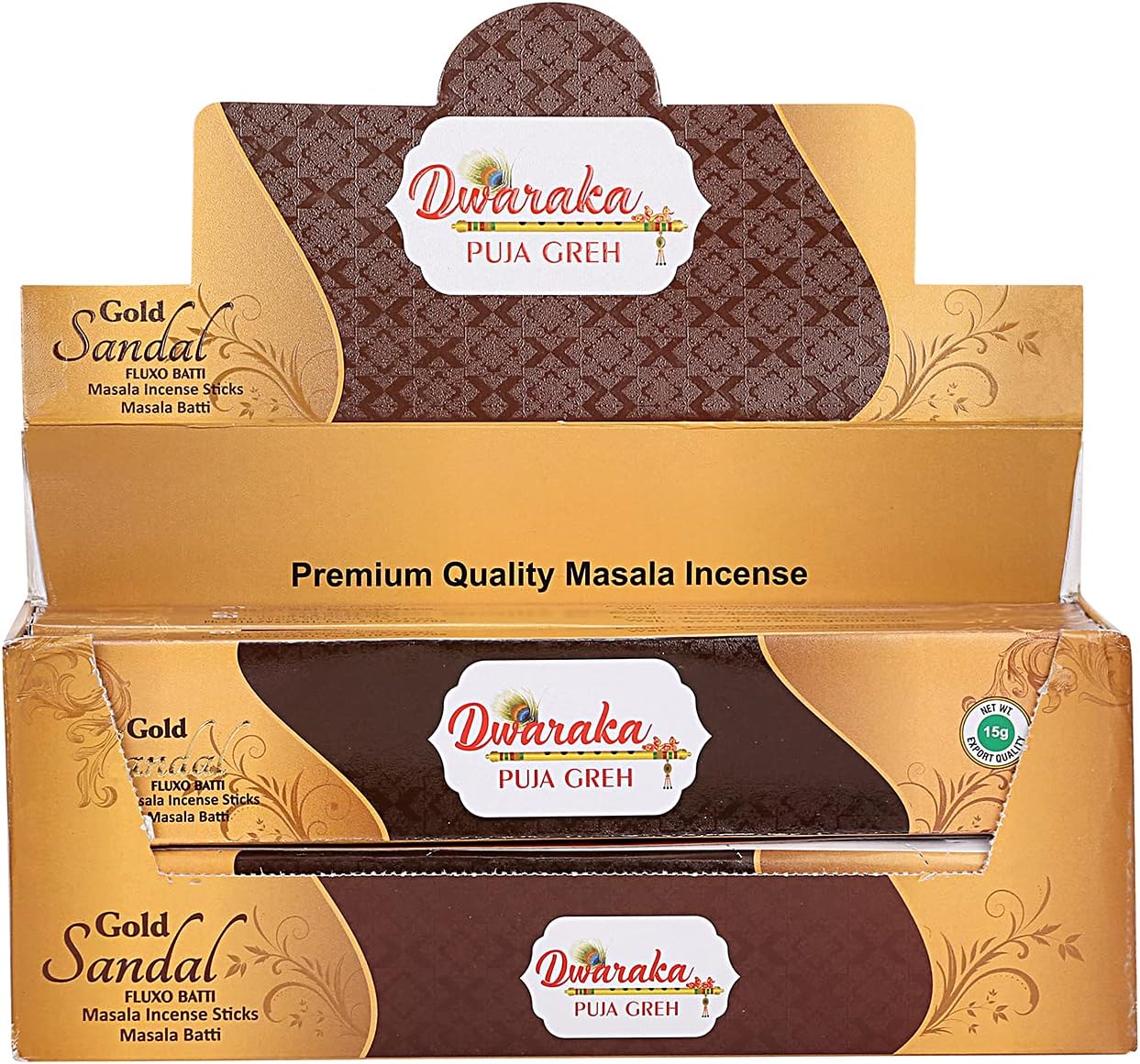 Dwaraka Sandalwood Incense Sticks 100 Pack