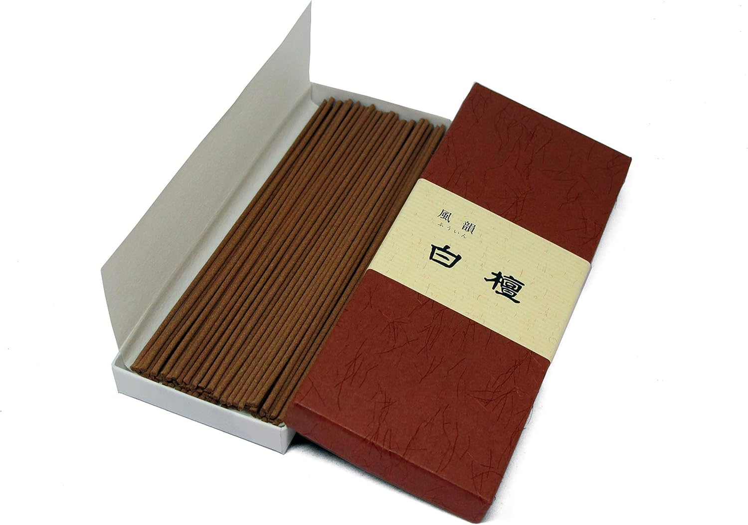 Japanese Sandalwood Incense Sticks 65 Sticks 53 Inch Small Pack Made in Japan