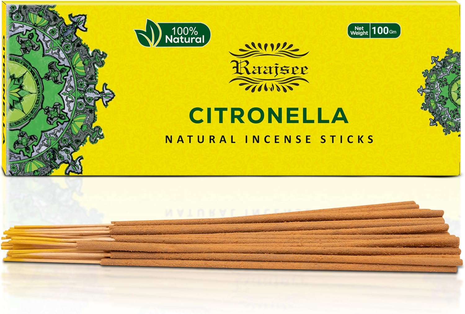 Raajsee Citronella Incense Sticks 100 gm Pack