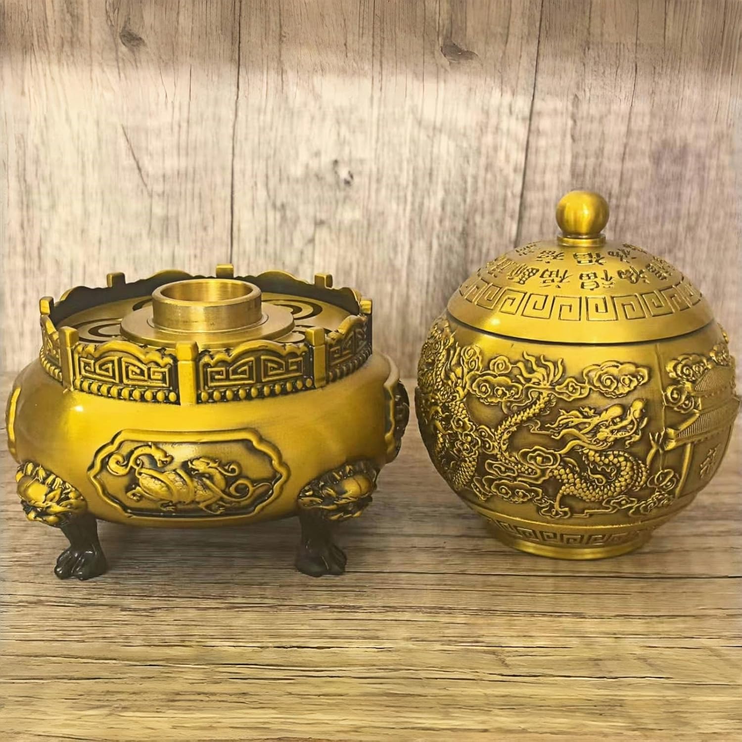 Spinning Brass Incense Burner with 360 Degree Rotation