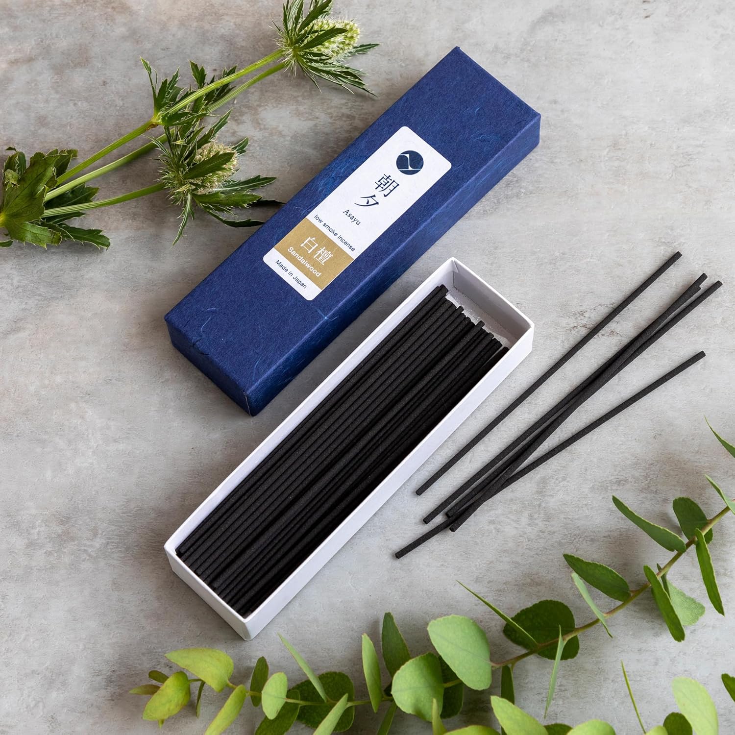Asayu Japan Natural Sandalwood Incense Sticks Sample Size 20g