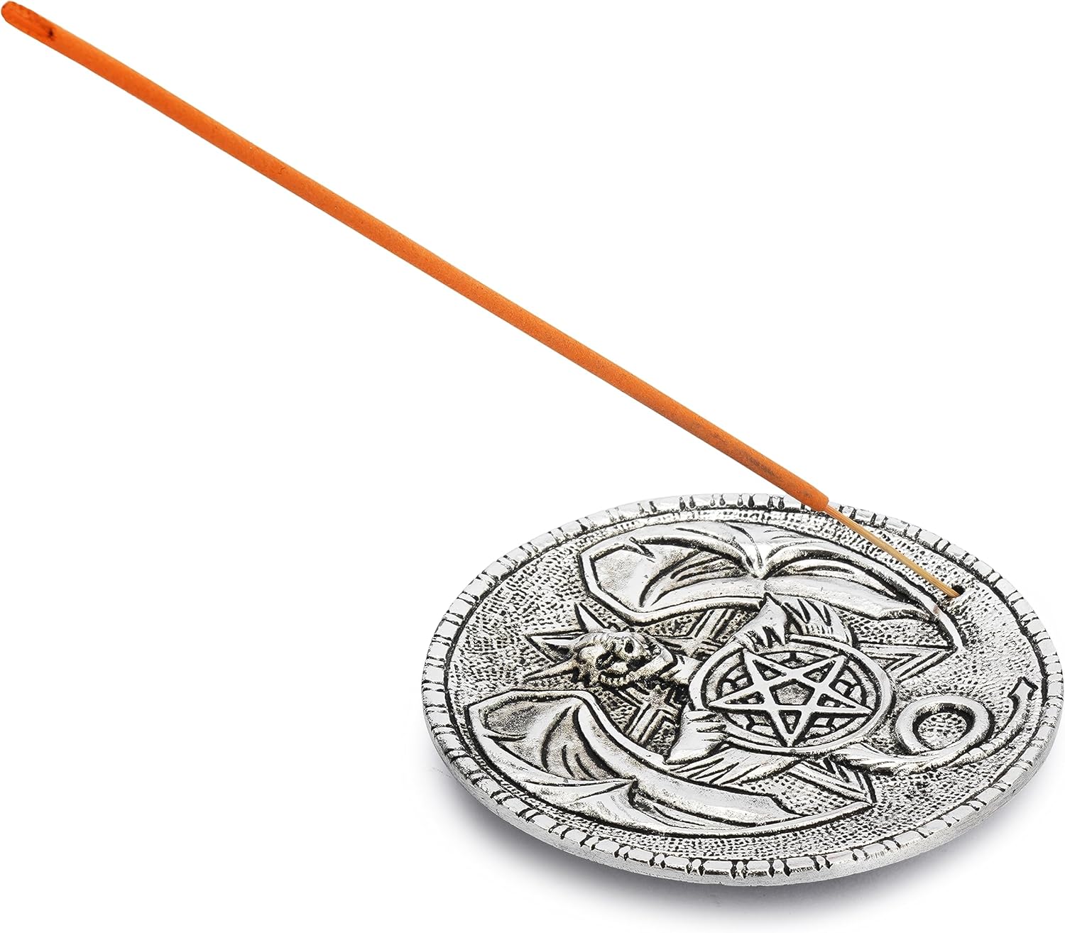 Ajuny Aluminum Round Incense Holder Burner