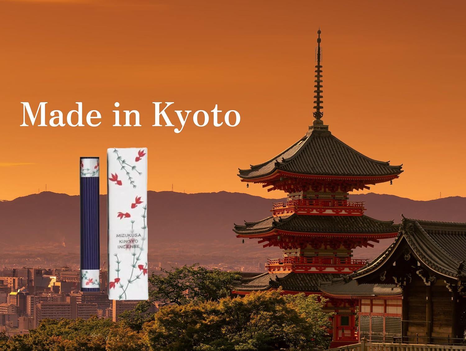 ENGIMONO KINGYO Lucky Fish Incense Sticks