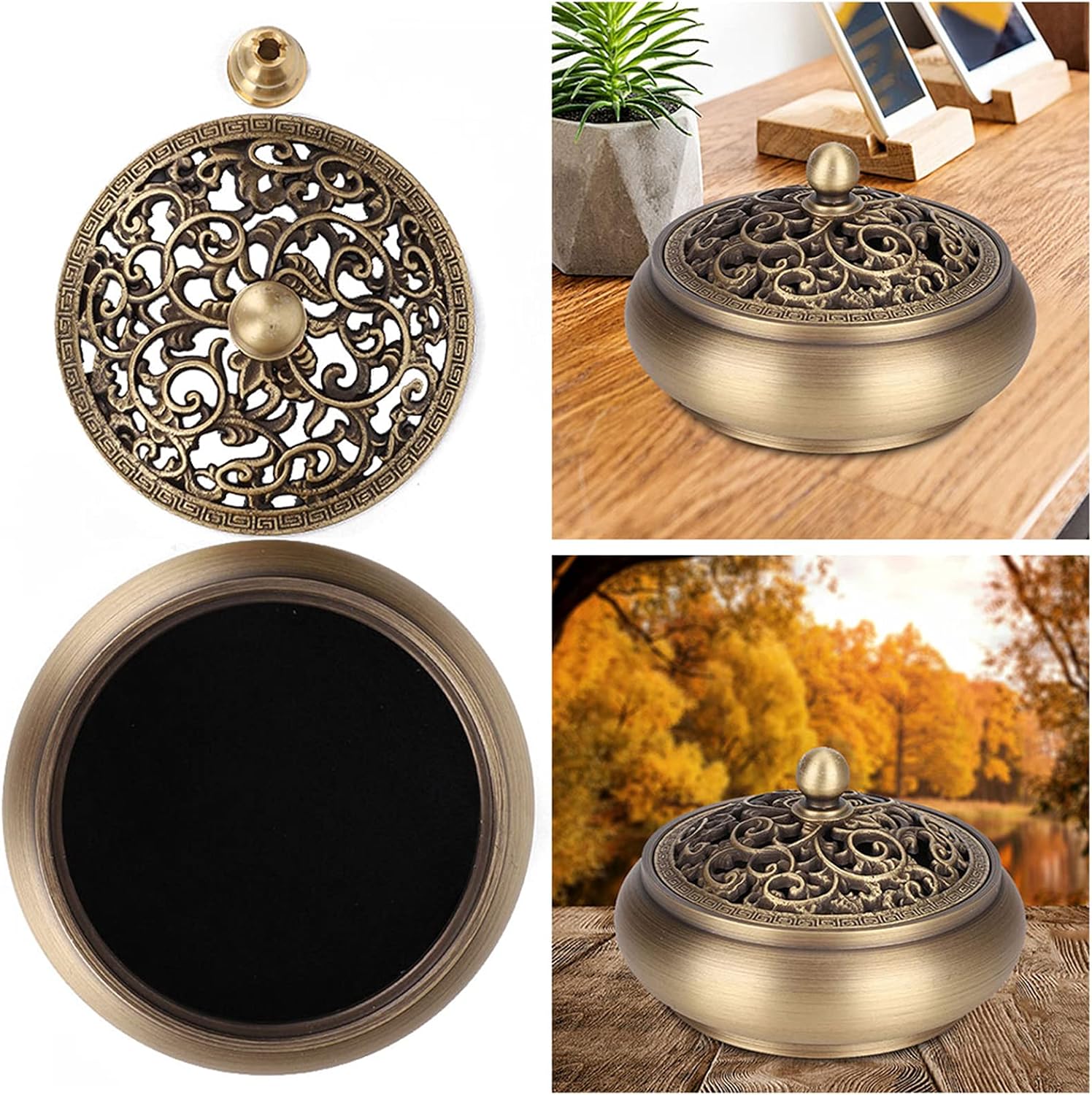 Brass Incense Holders for Home Decoration