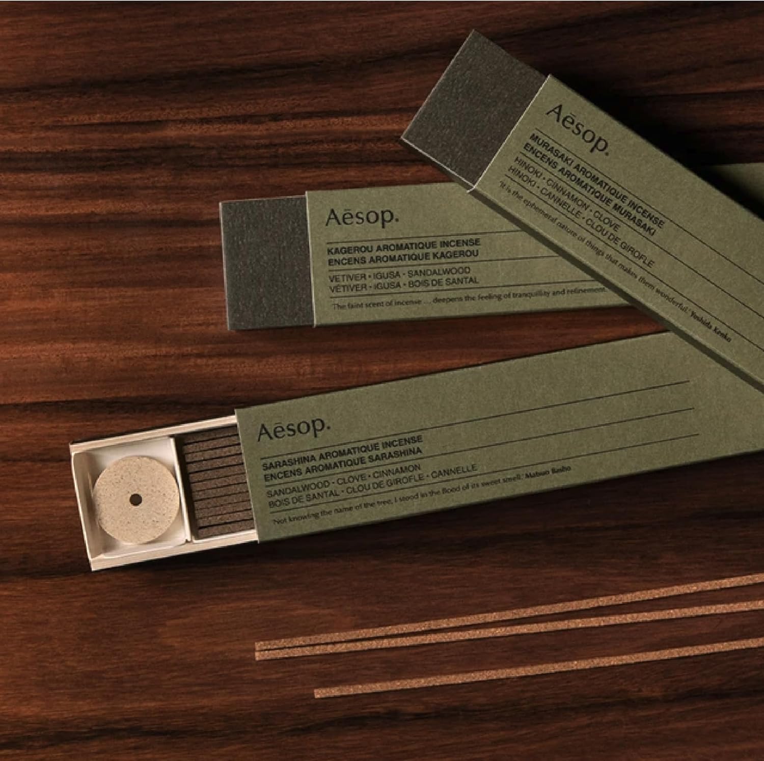Aesop Sarashina Aromatique Incense 33 Sticks