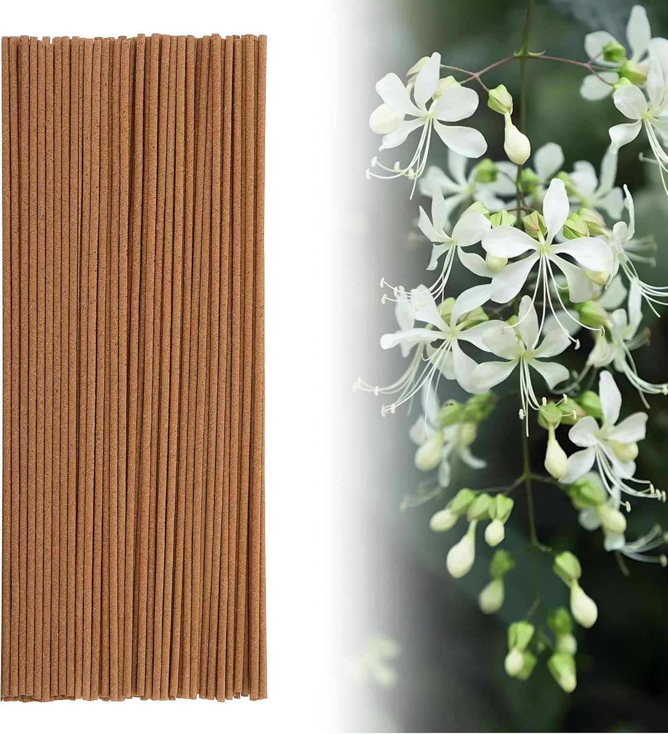 Ceoighe 210 Sticks Sandalwood Incense 6 Inch Pure Natural for Meditation and Relaxation