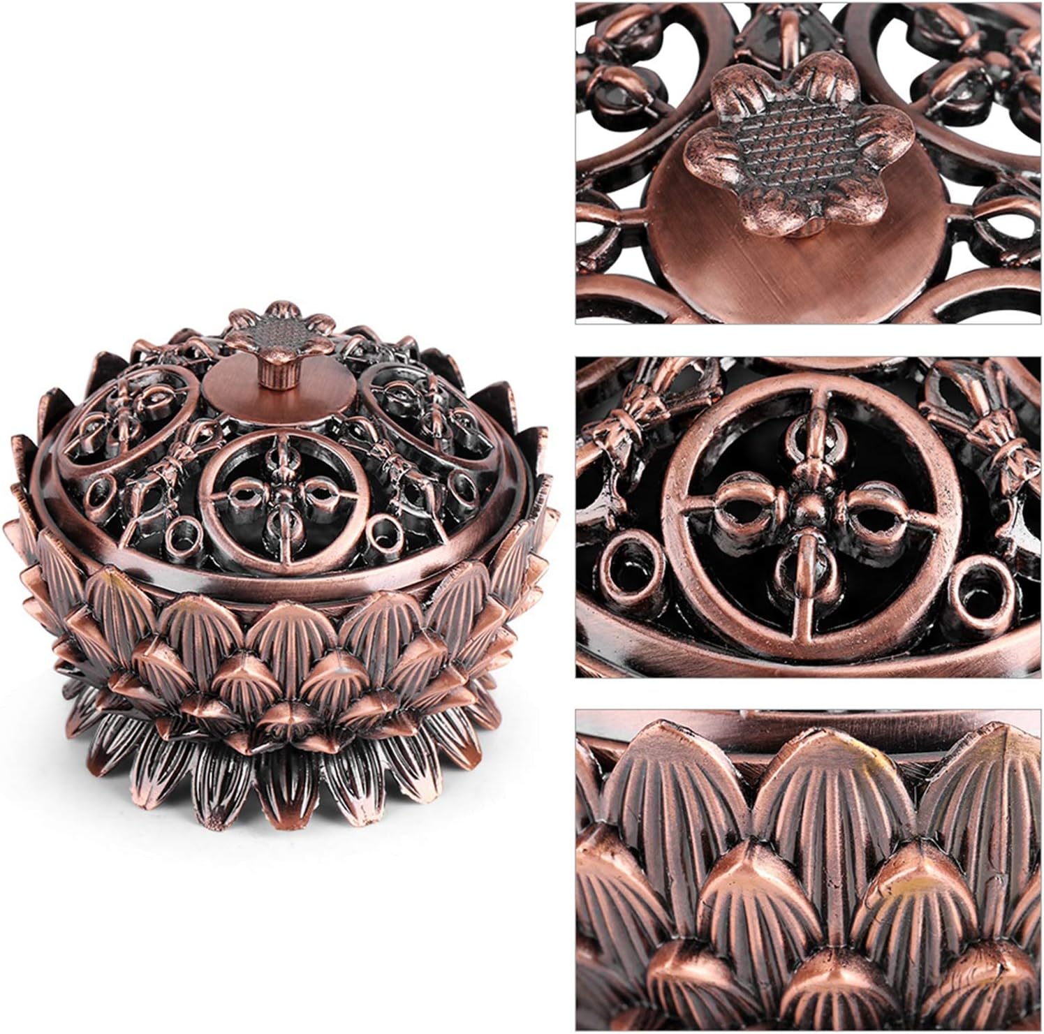 Qiilu Lotus Incense Cone Ash Catcher