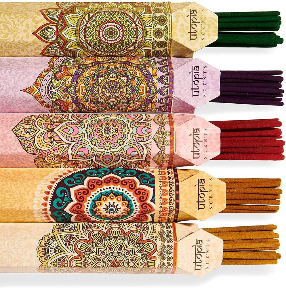 Utopia Scents Premium Incense Sticks Gift Pack 75 Sticks