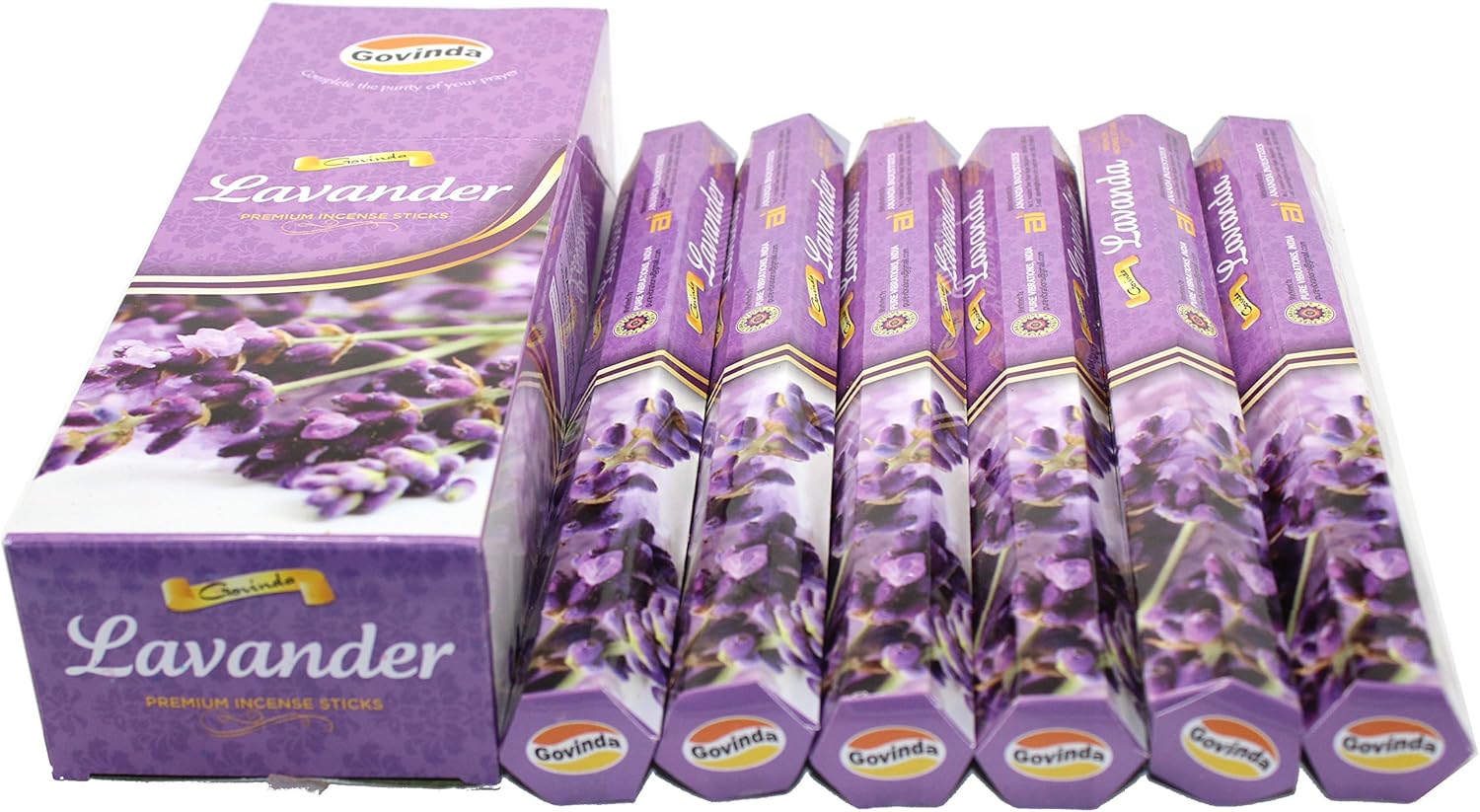 Govinda Incense - 120 Sticks Masala Lavender