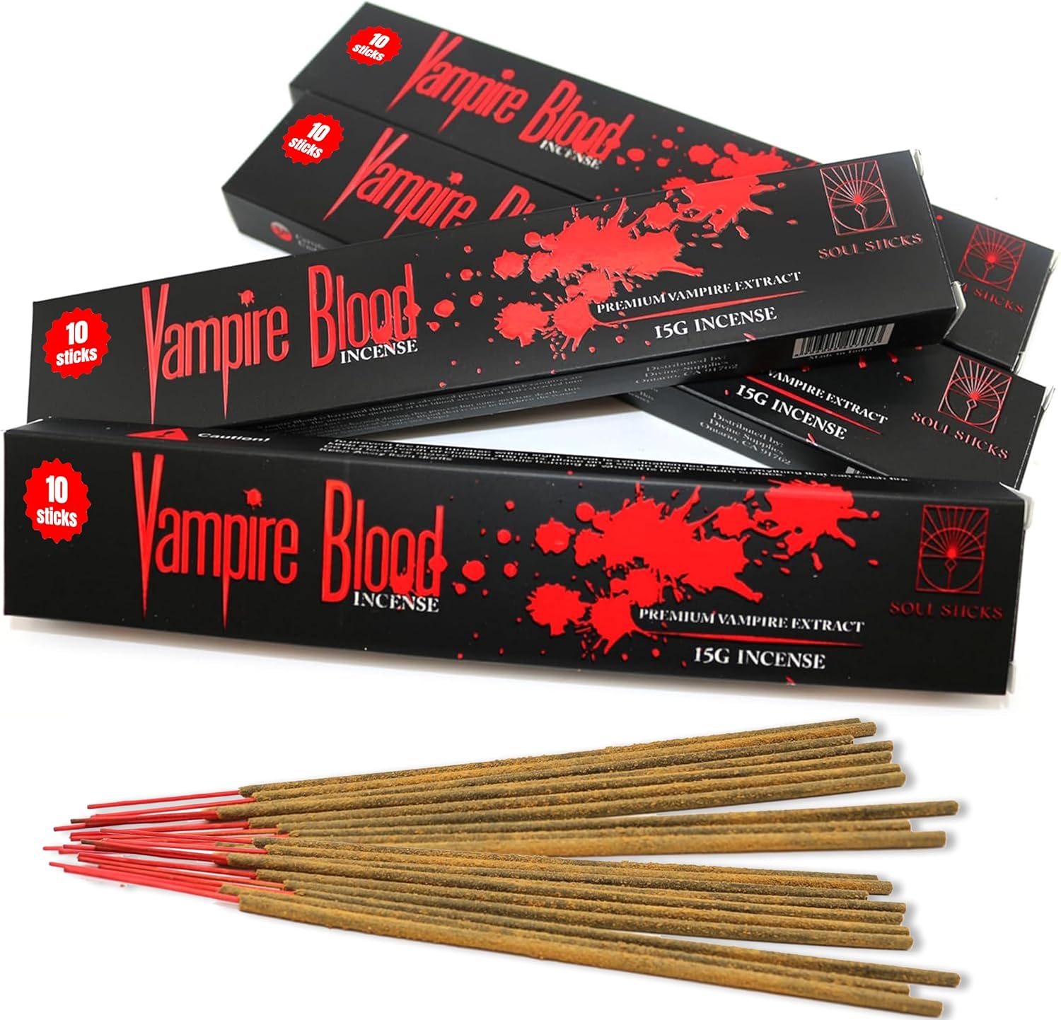 Vampire Blood Fragrance Incense Sticks 4 Pack 15 Grams Natural Aromatherapy