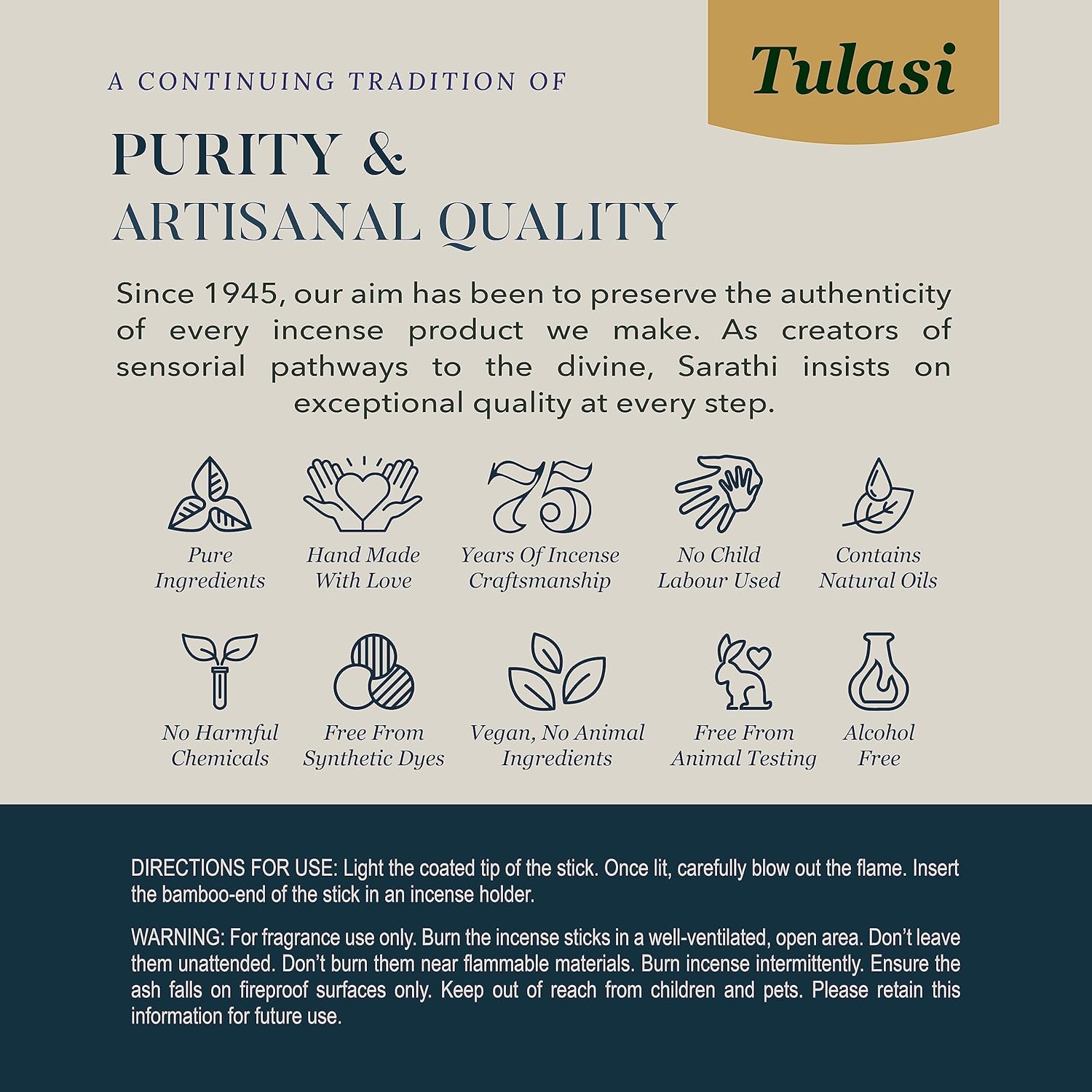 Tulasi Assorted Incense Sticks Set of 12 Scents
