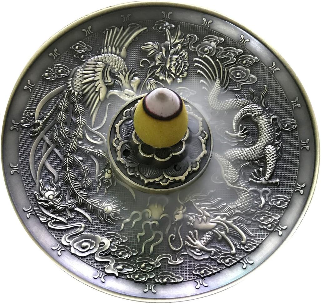 OTOFY Tibetan Buddha Incense Burner Holder with Gourd