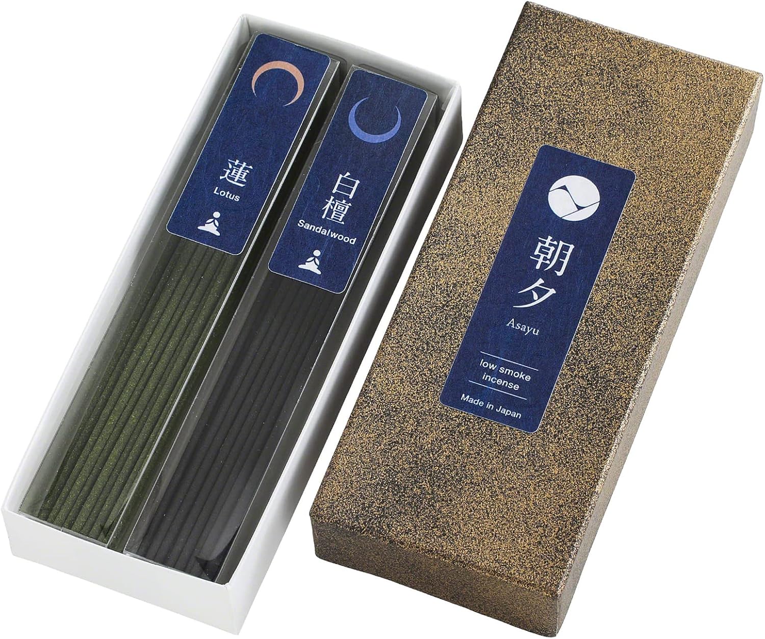 Asayu Japan Low Smoke Incense Sticks Yoga Set