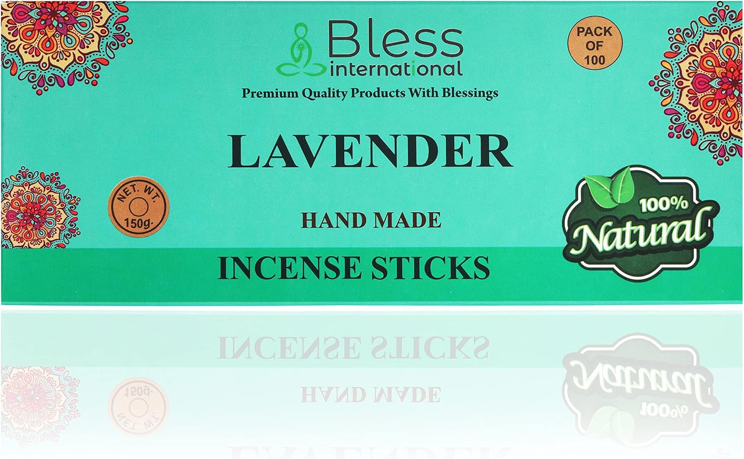 Bless Lavender 100 Natural Hand Dipped Incense Sticks 100 Sticks