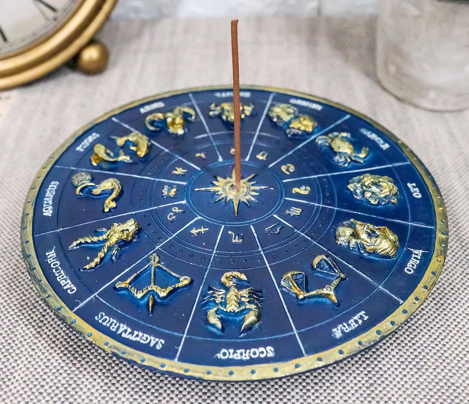 Ebros Gift Celestial Zodiac Incense Holder