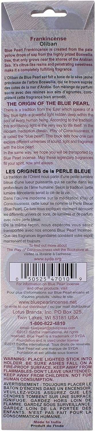 Blue Pearl Contemporary Collection Incense 10 Gram