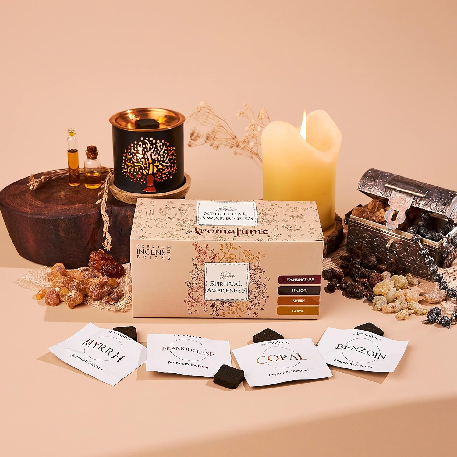 Aromafume Spiritual Awareness Incense Brick Set