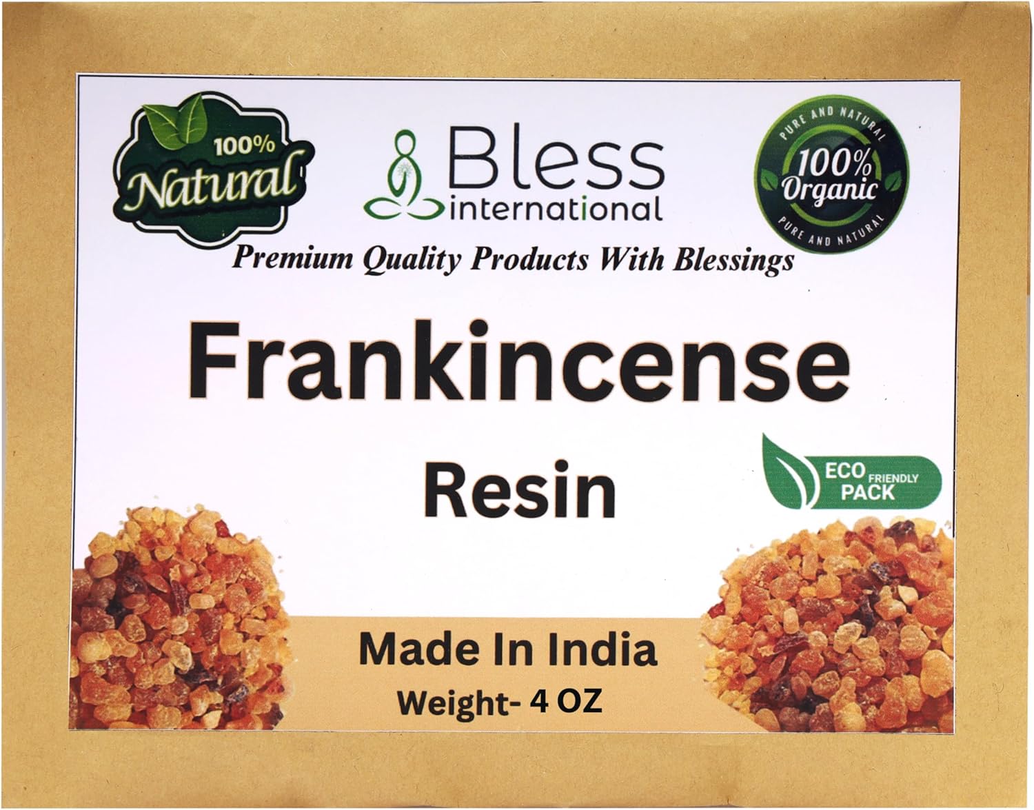 Bless International Premium Grade A Frankincense Resin 100 Natural