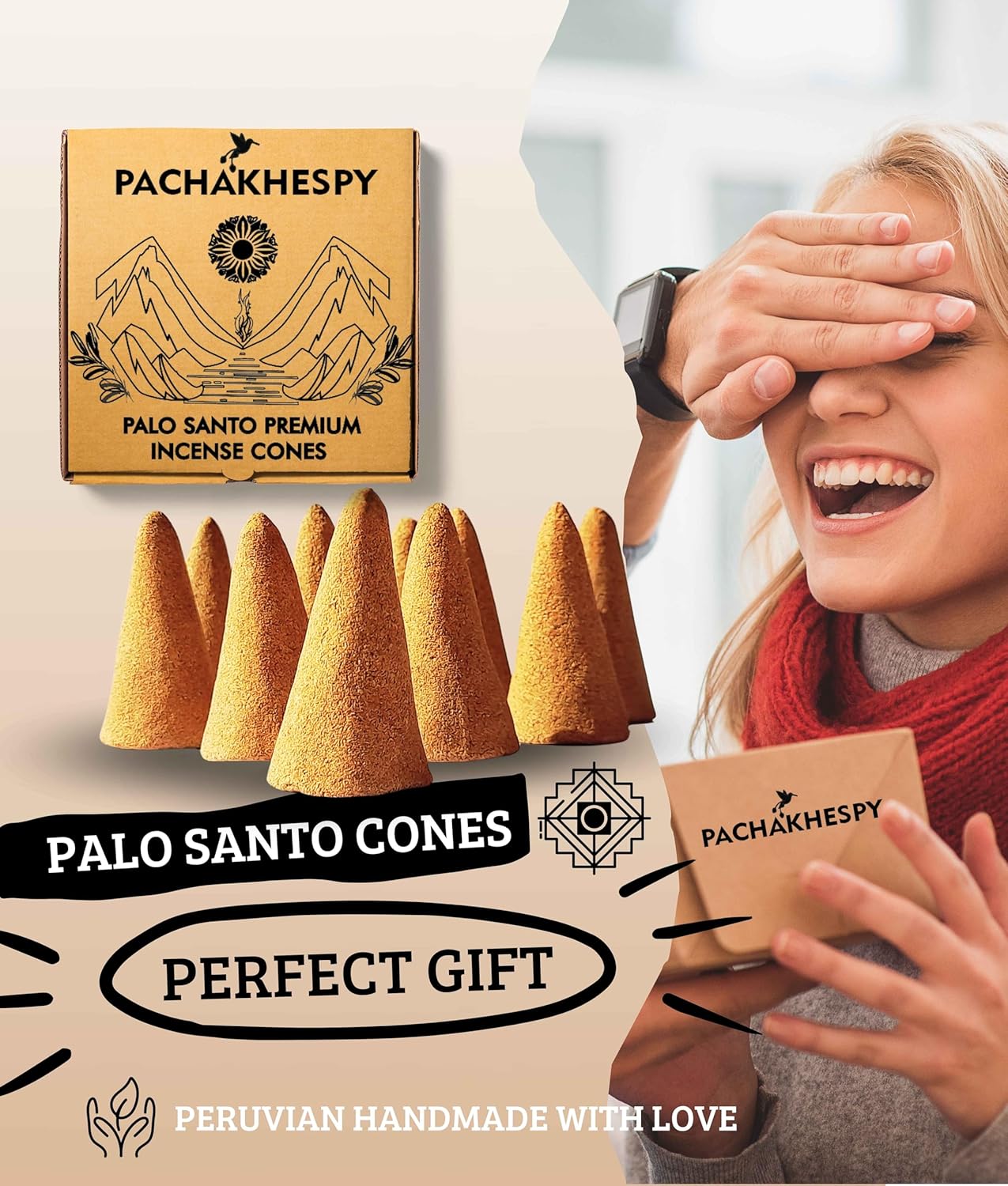 Pachakhespy Palo Santo Incense Cones 10 Per Box