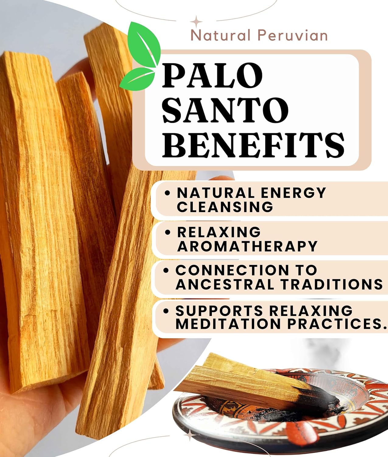 Pachakahespy Premium Palo Santo Sticks 20 Pack