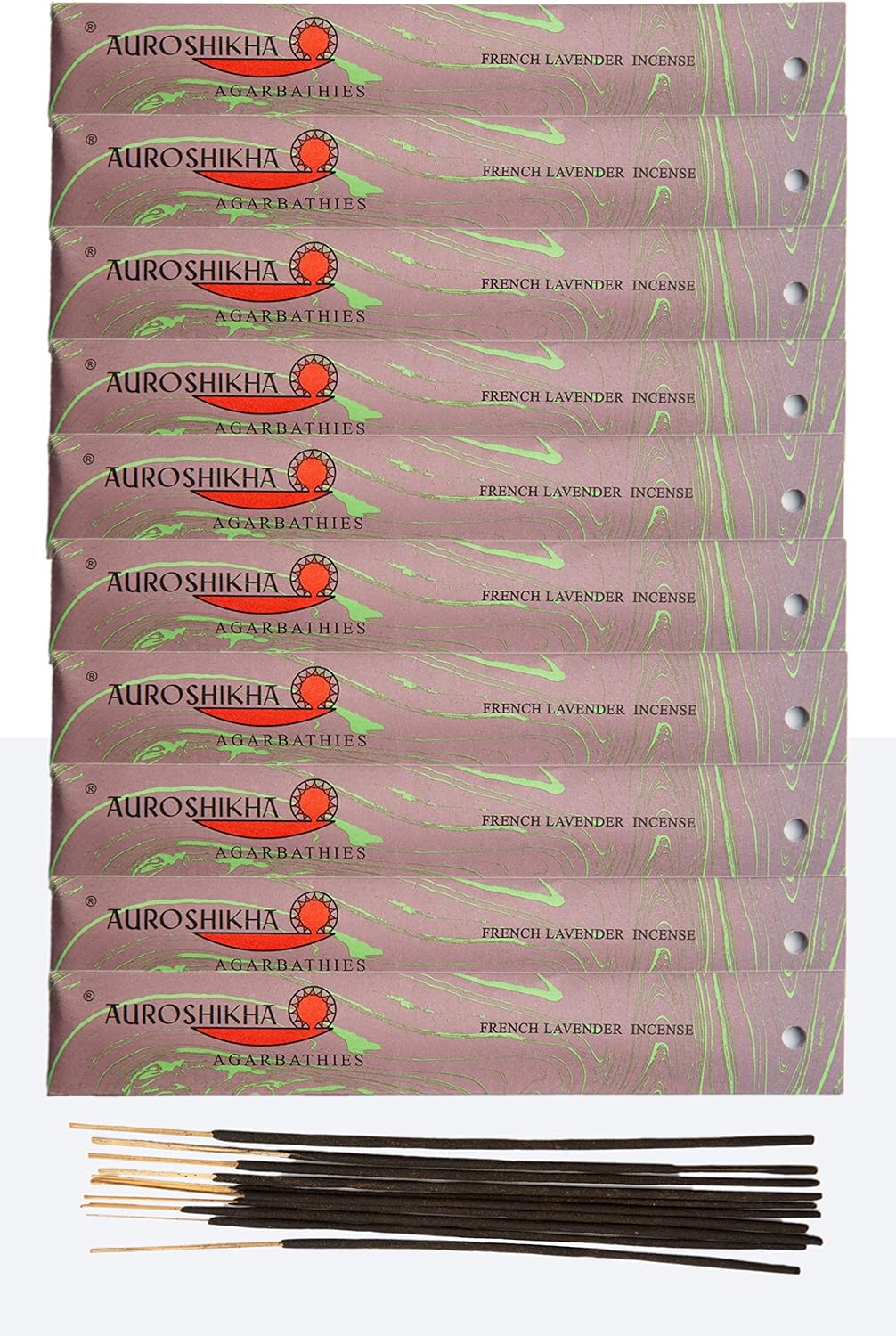 Auroshikha French Lavender Incense 100 Sticks