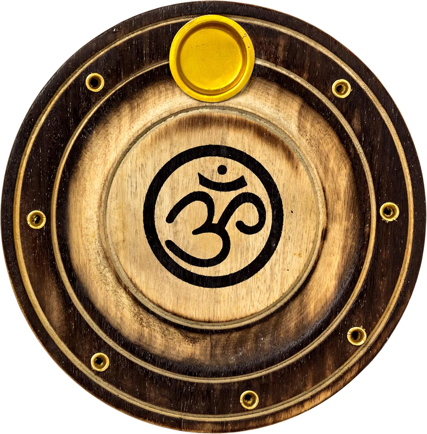 Om Incense Holder for 7 Sticks and 1 Cone