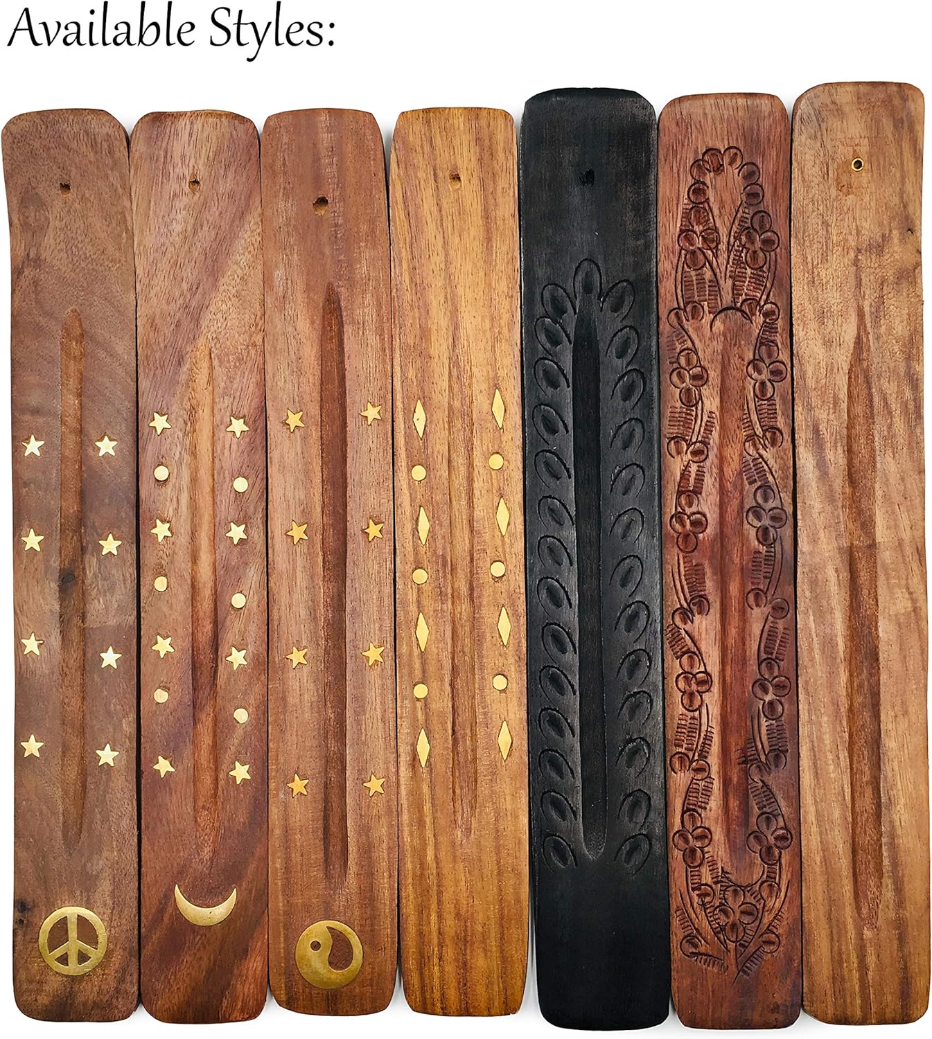 Moon and Stars Incense Holder - Celestial Design for Single Stick
