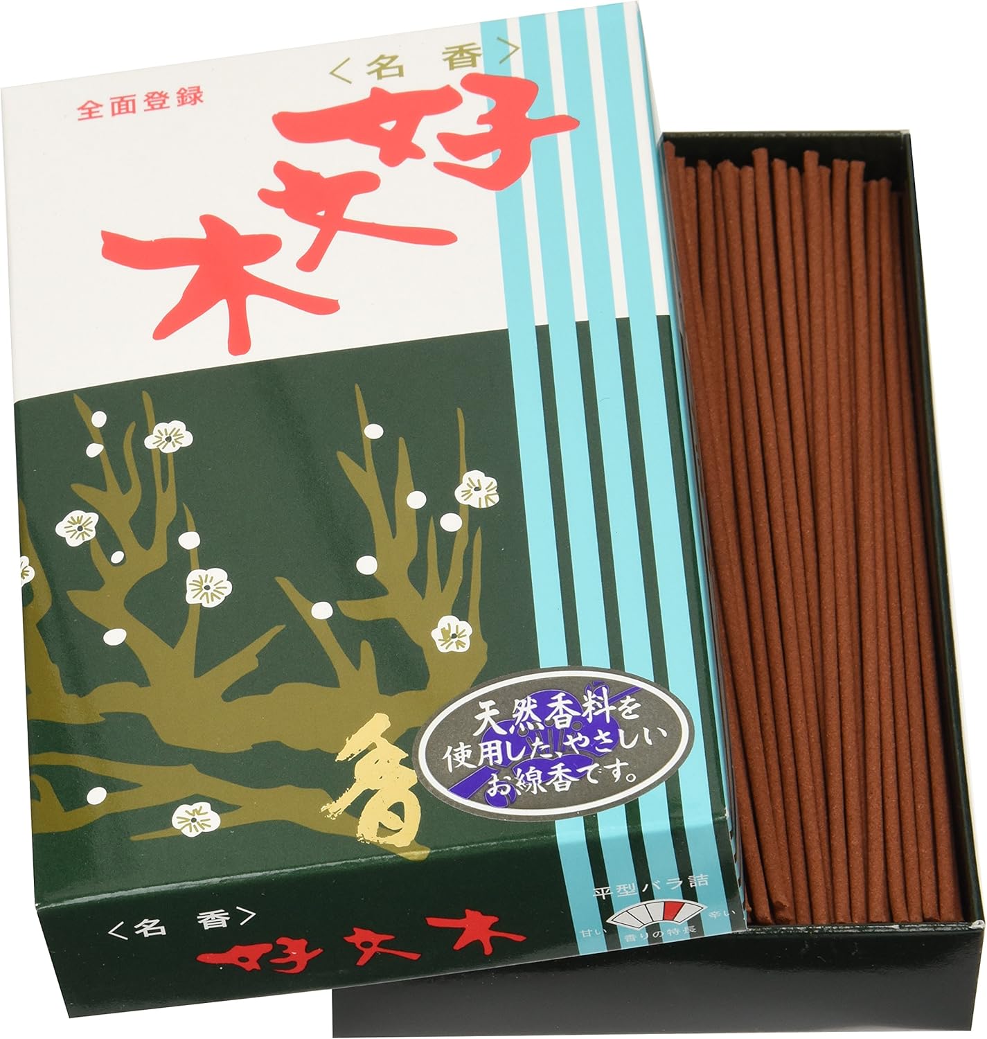 Baieido Japanese Incense Kobunboku Regular - 250 Sticks Box