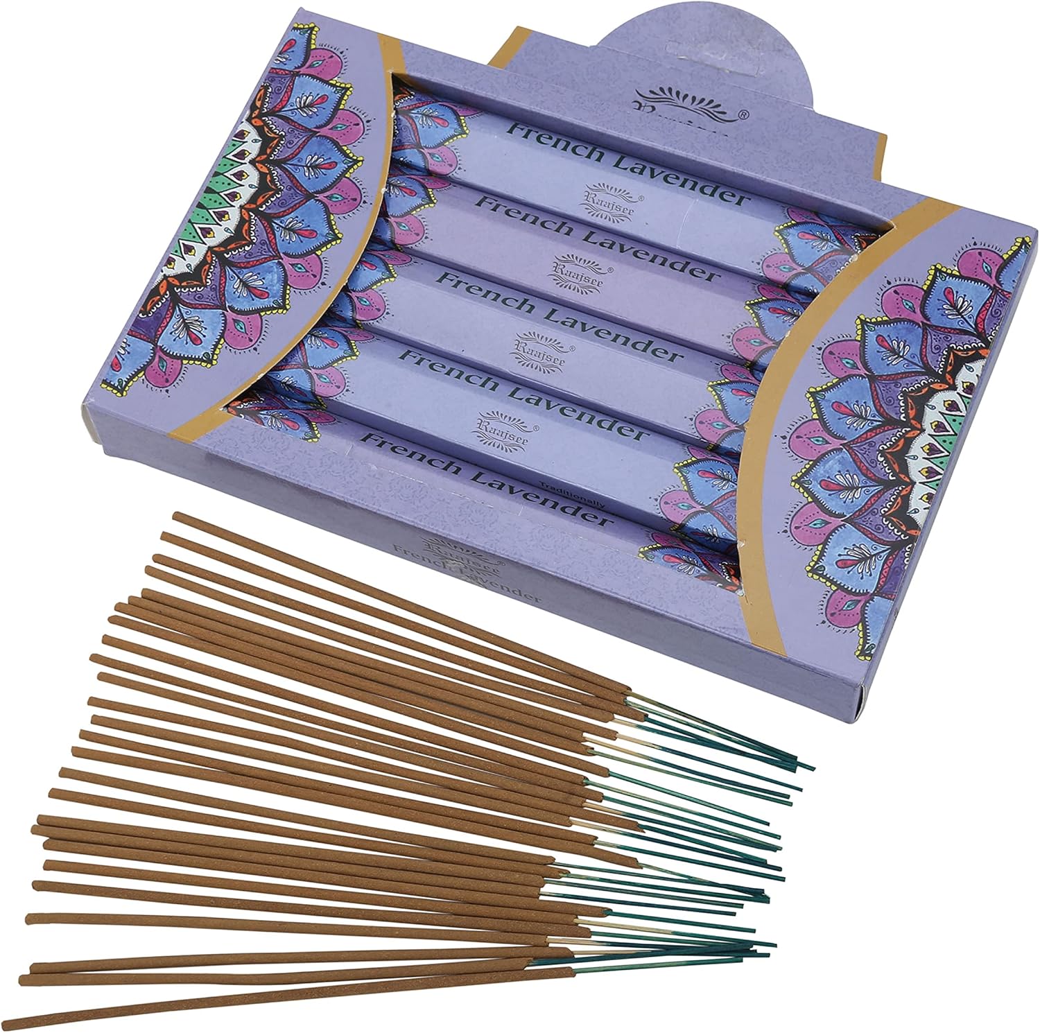 Raajsee Lavender Incense Sticks 15 Sticks x 5 Pack