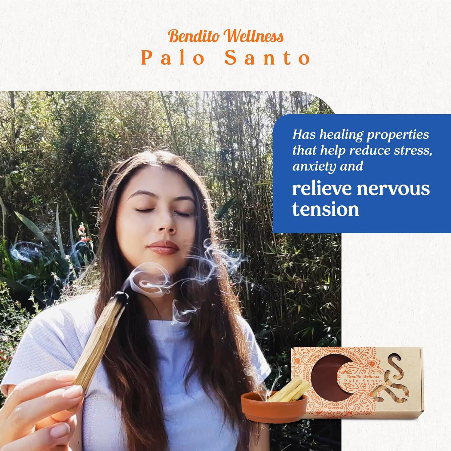 Bendito Wellness Palo Santo Sticks 20-Pack 110g