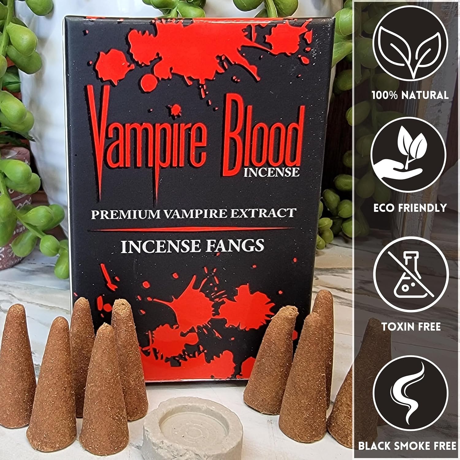Soul Sticks Vampire Blood Incense Cones 40 Count
