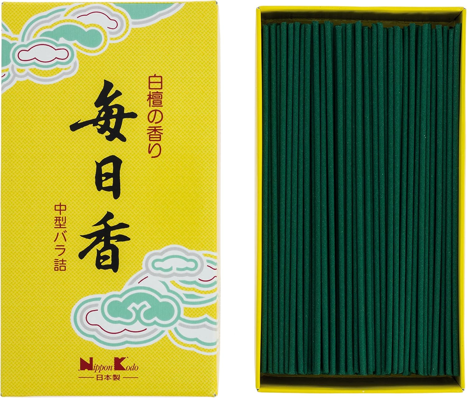 Nippon Kodo Mainichi KOH Sandalwood Incense Sticks - 220 Count
