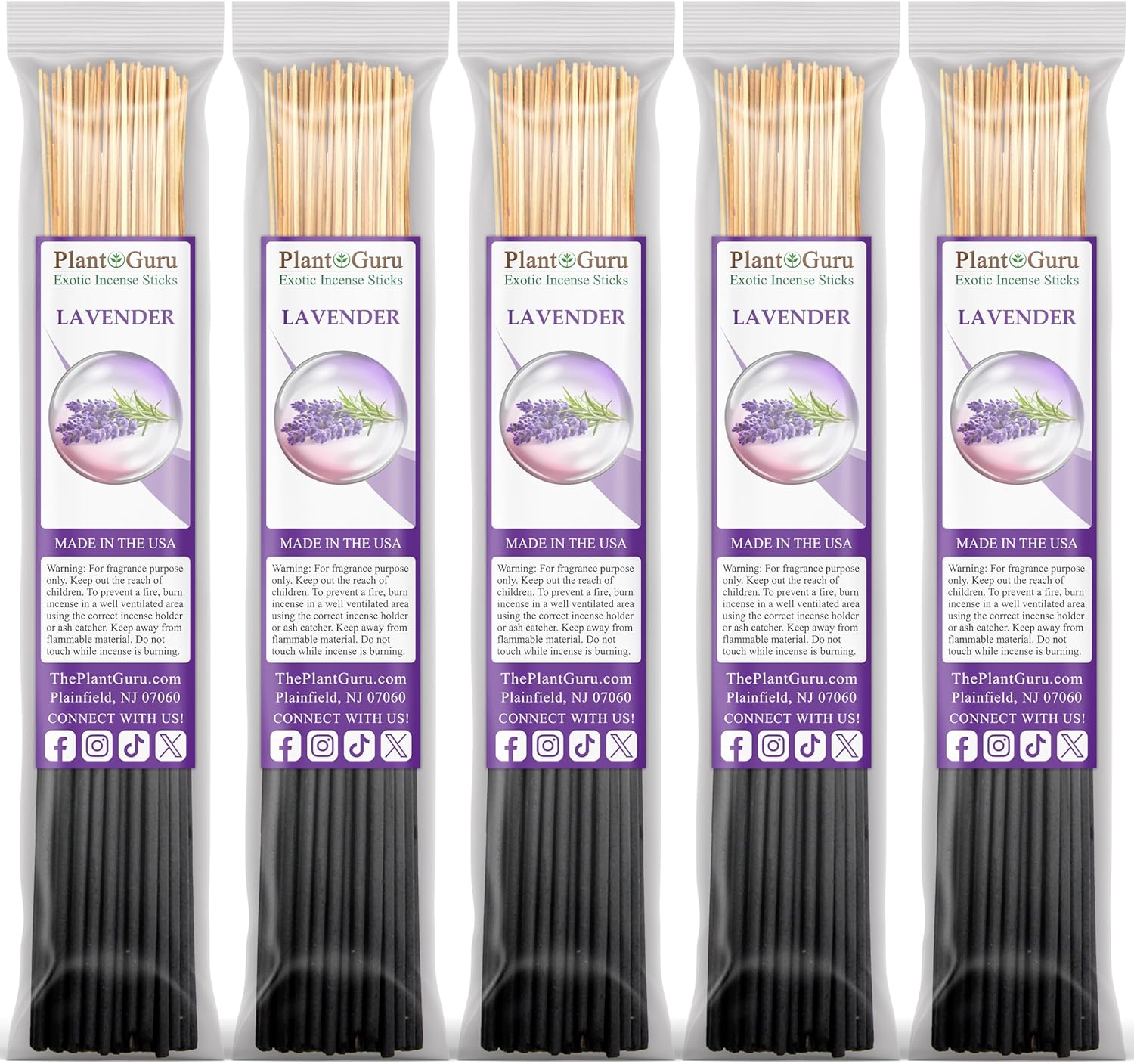 Lavender Incense Sticks 500 Pack 11 Inch Long Burn