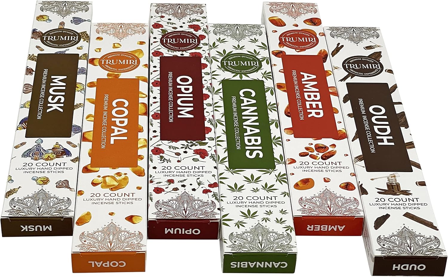 Exotic Incense Sticks Variety Pack - 120 Incense Sticks