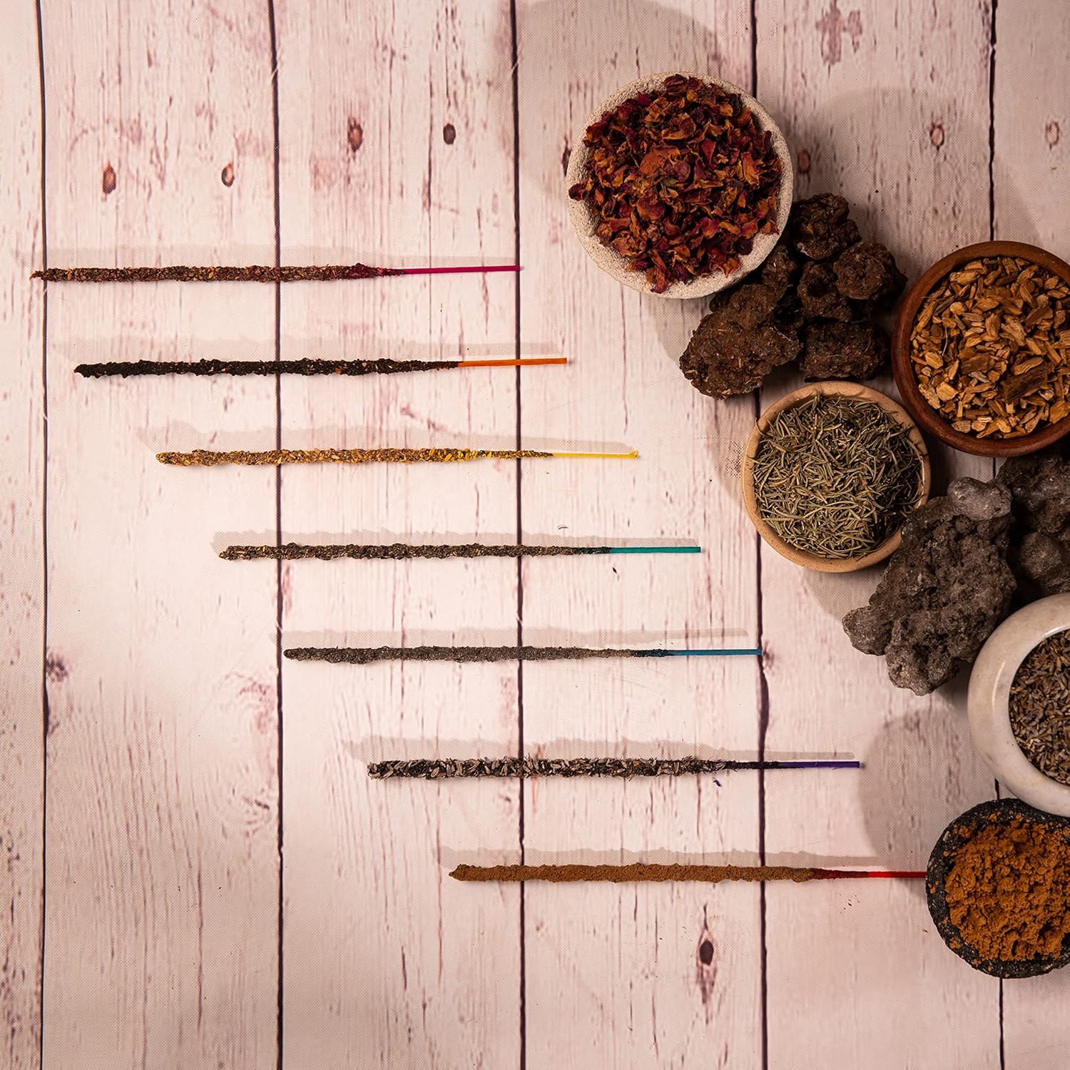 7 Chakras Fine Incense Sticks Handcrafted Vegan Eco