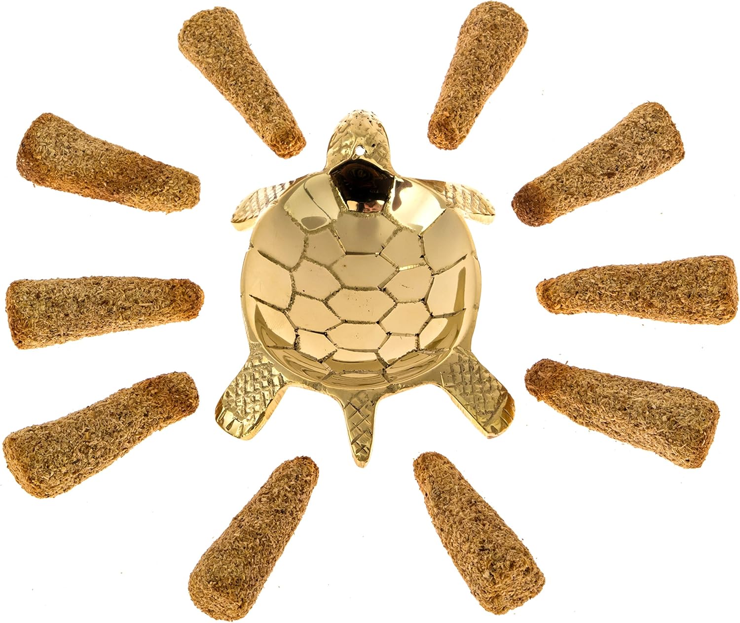Turtle Incense Burner with 10 Palo Santo Cones