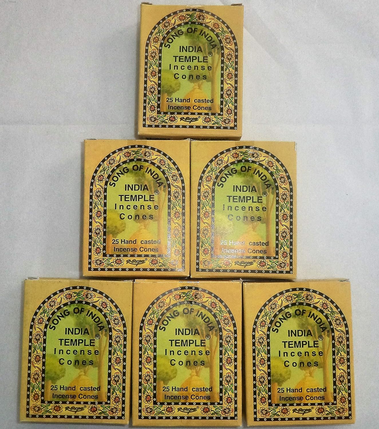 Song of India India Temple Incense Cones 150 Total