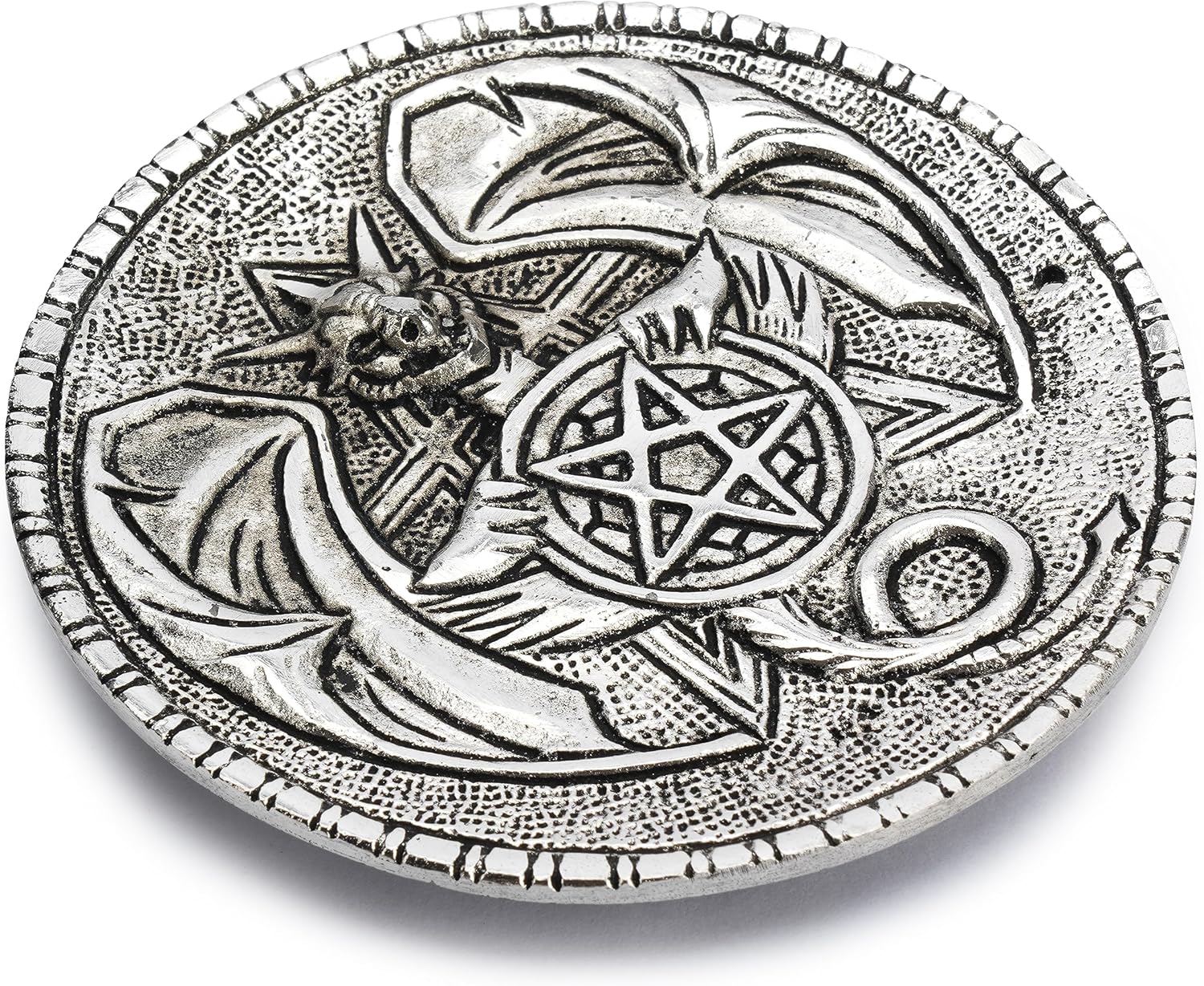 Ajuny Aluminum Round Incense Holder Burner
